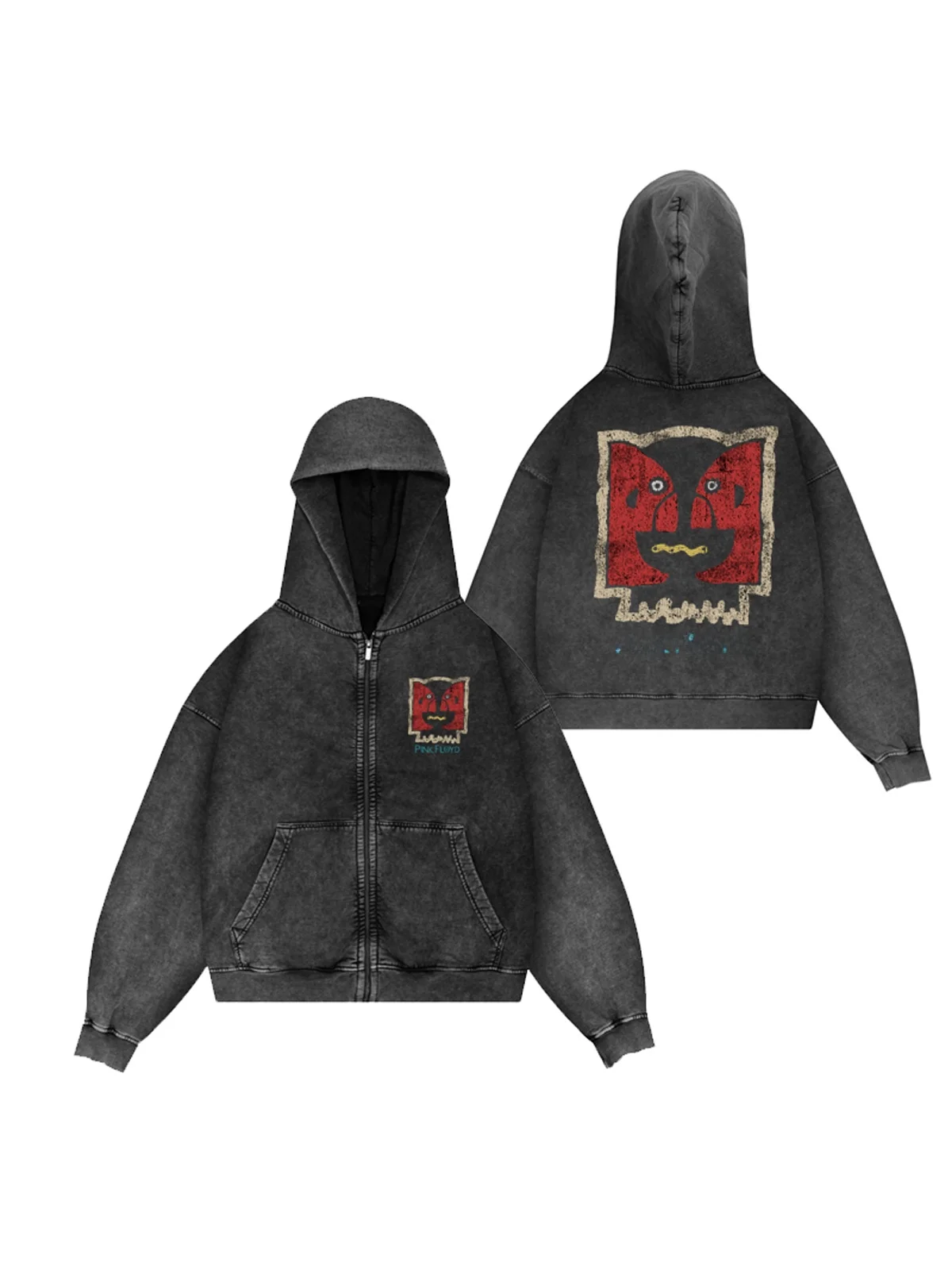 

Осень-зима, мужская классическая хлопковая толстовка с капюшоном на молнии и потертостями в стиле ретро, молодежная мода в стиле панк