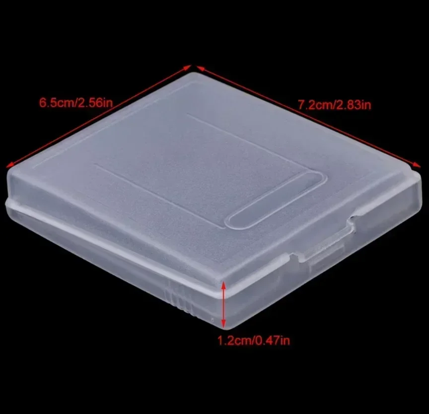 5Pcs Plastic Game Card Cartridge Cases Protective Game Cartridge Case Box Game Card Case for Nintendo Game Boy Color GBC