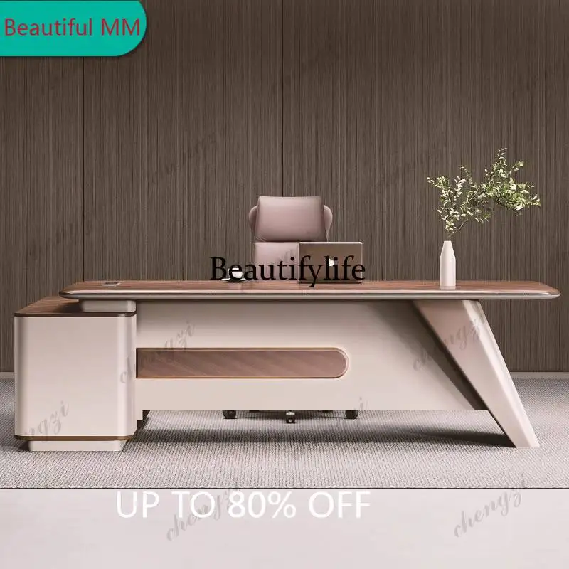 F182 Cheap Storage Executive Office Desk Manager Strong Modern Standing Computer Desk Study Large Mesa Escriotorio Work Station