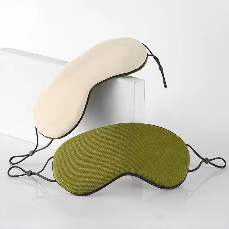 

Маска для сна в Корейском стиле, теплая и крутая дышащая Регулируемая дорожная Ретро маска для глаз из ледяного шелка, 1 шт.