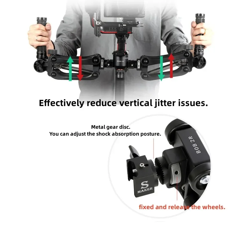 Stabilisateur Axe Z Pour Caméra - Compatible Ronin S, RS 2, RSC 2 Avec Poignée Double