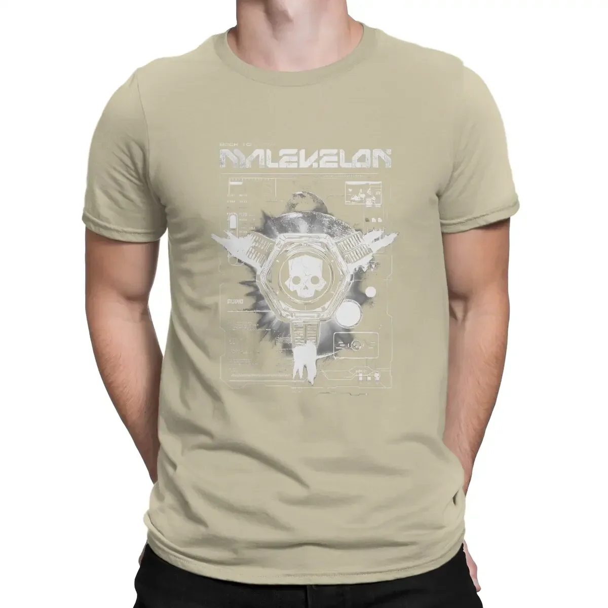 T-Shirt Original Sweatshirts Hipster Helldivers Game Men's TShirt Back To Malevelon Creek  Fanart Individuality oversized shirts