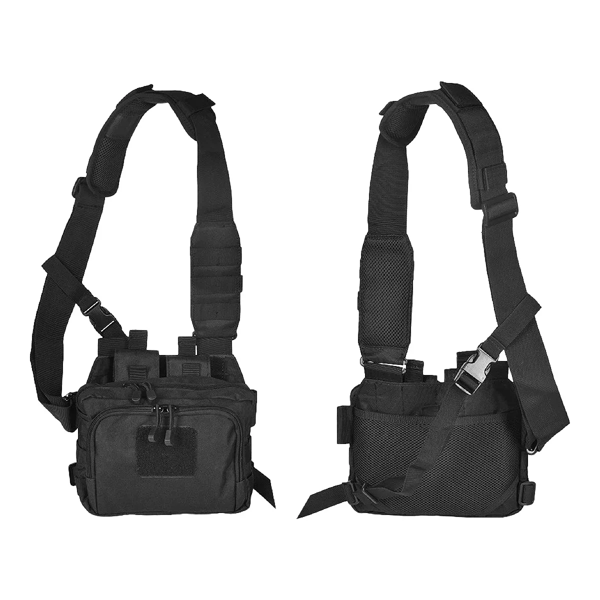 Multifunctional Tactical Crossbody Bag Water Resistant Military Single Shoulder Outdoor Storage Pack