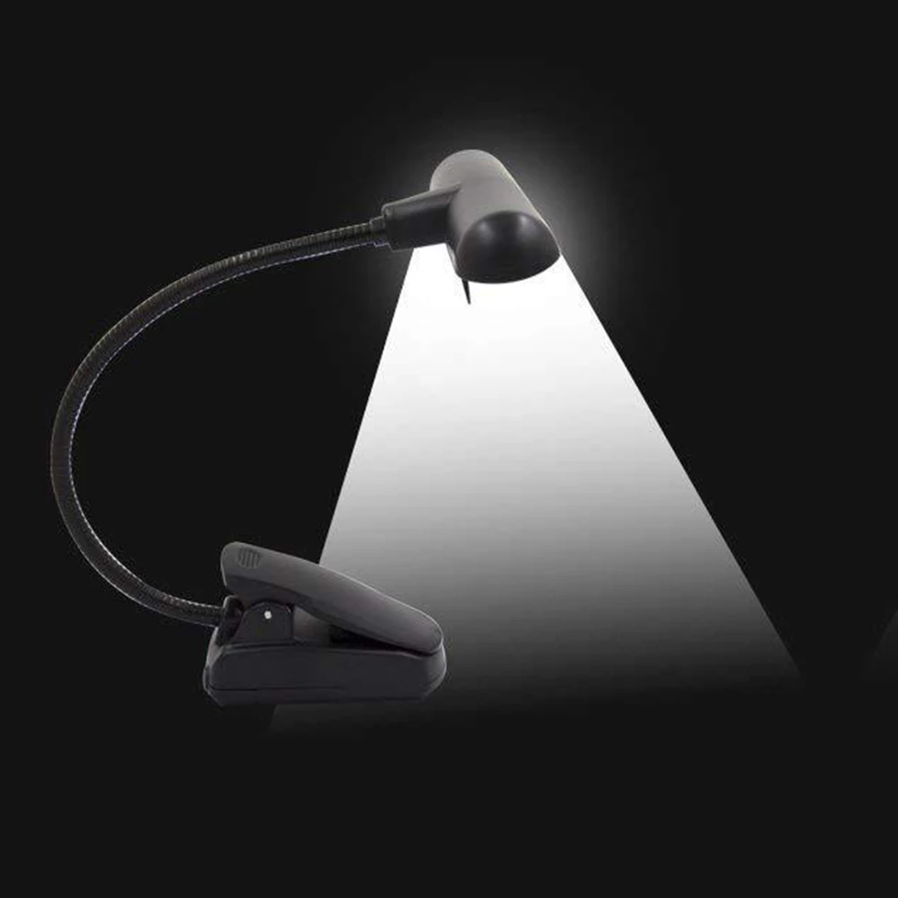 

Music Light Book Lamp Piano Reading Clip Booklight Portable Playing Eye Protection Desk