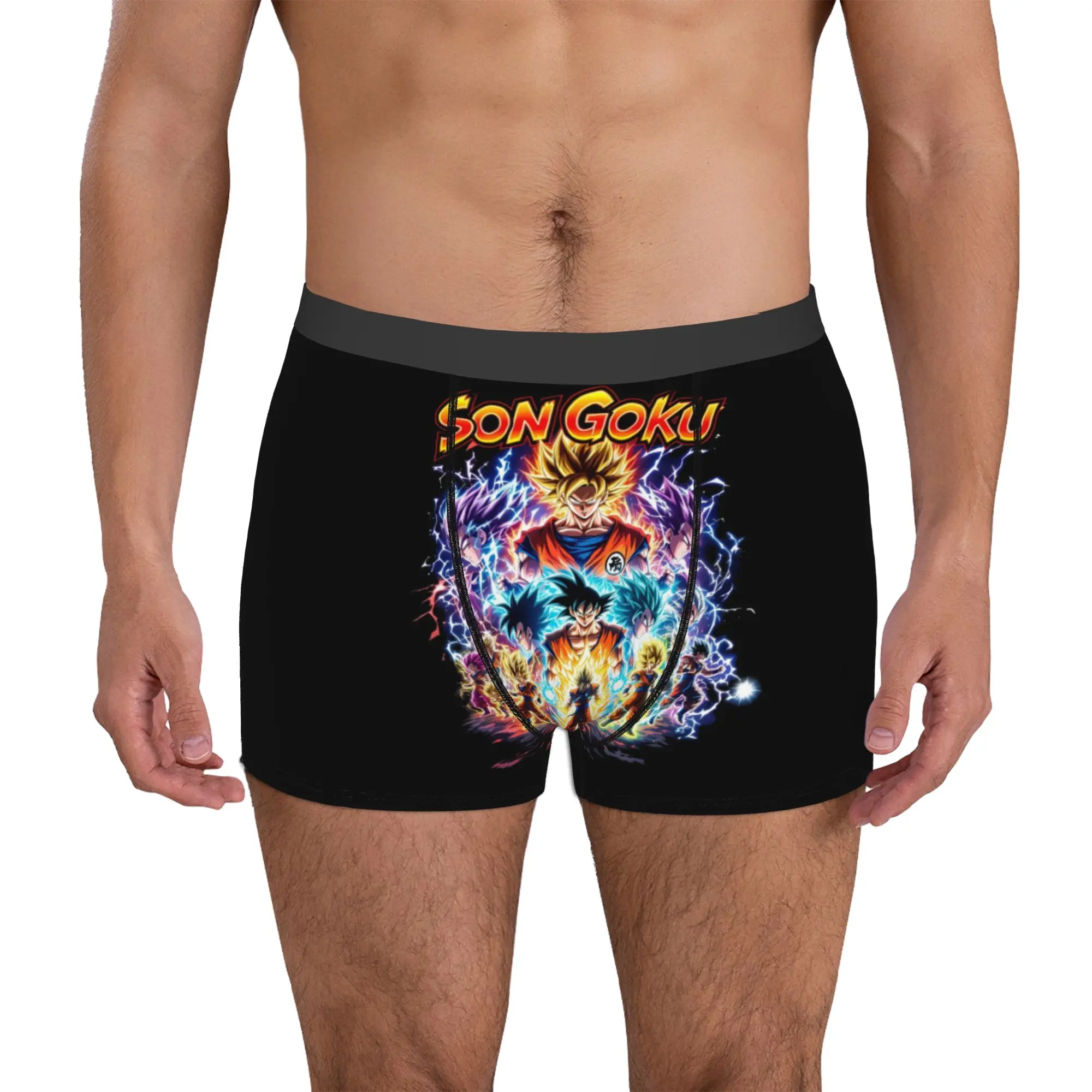

D-Dragon B-Ball Son G-Goku Cartoon Boxers Shorts Mens Anime Briefs Underwear Novelty Underpants