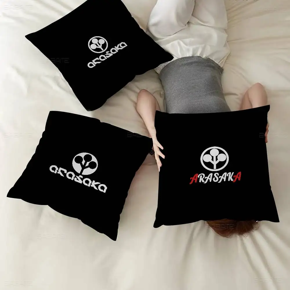 

Arasaka Corporation Logo Maple Design Cushion Cover Happy Autumn Harvest Decor Holiday Decorati Pillow Cover