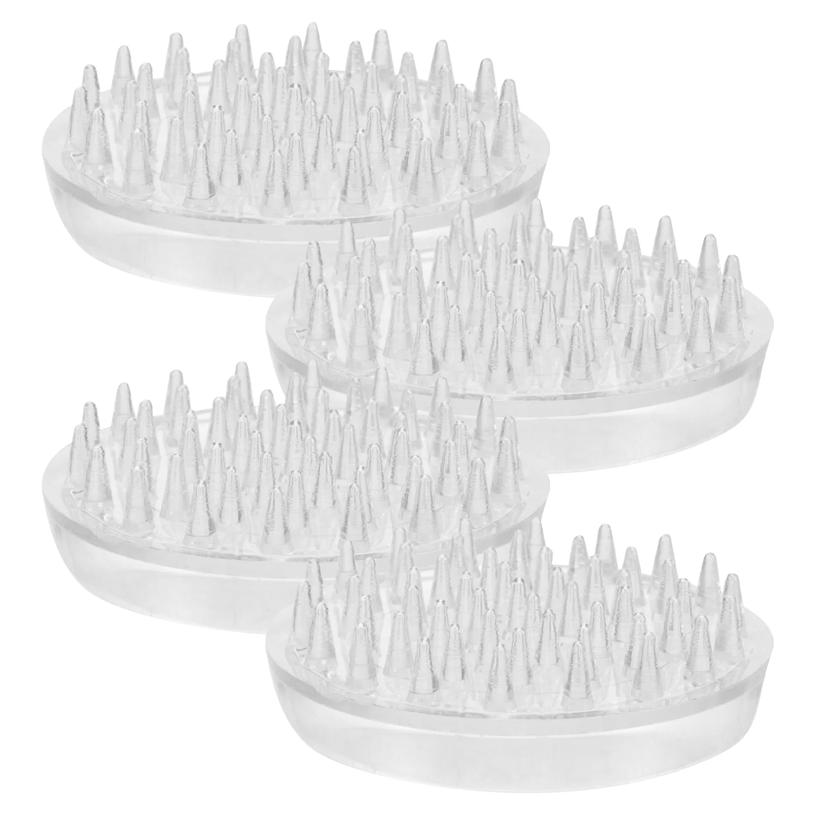 

4 Pcs Anti-mobile Foot Pad Circular Furniture Pads for Hardwood Floors Mat Leg Protector Legs Couch Protectors Plastic Coasters