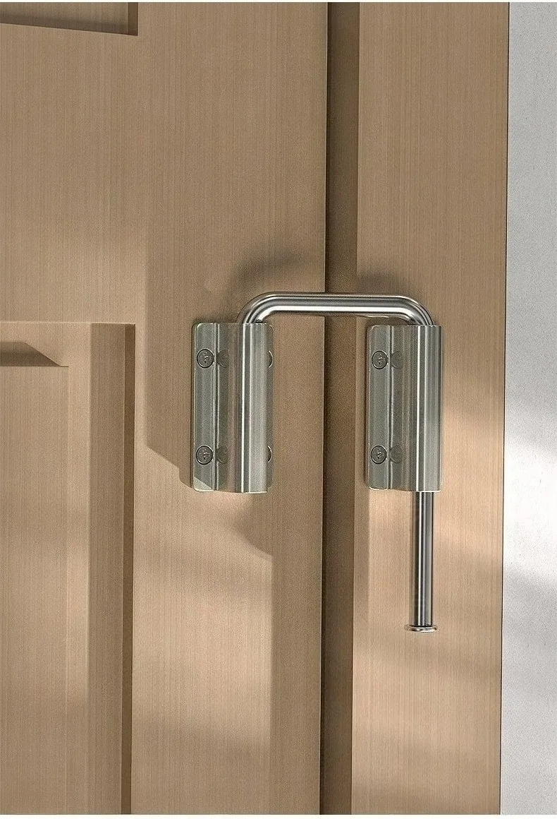 1 Stück Langlebiger Türriegel aus Aluminiumlegierung, 90/180 Grad, Sicherheits-Diebstahlschutz, Türschloss, Türriegel, Türbeschlag – Detail 8
