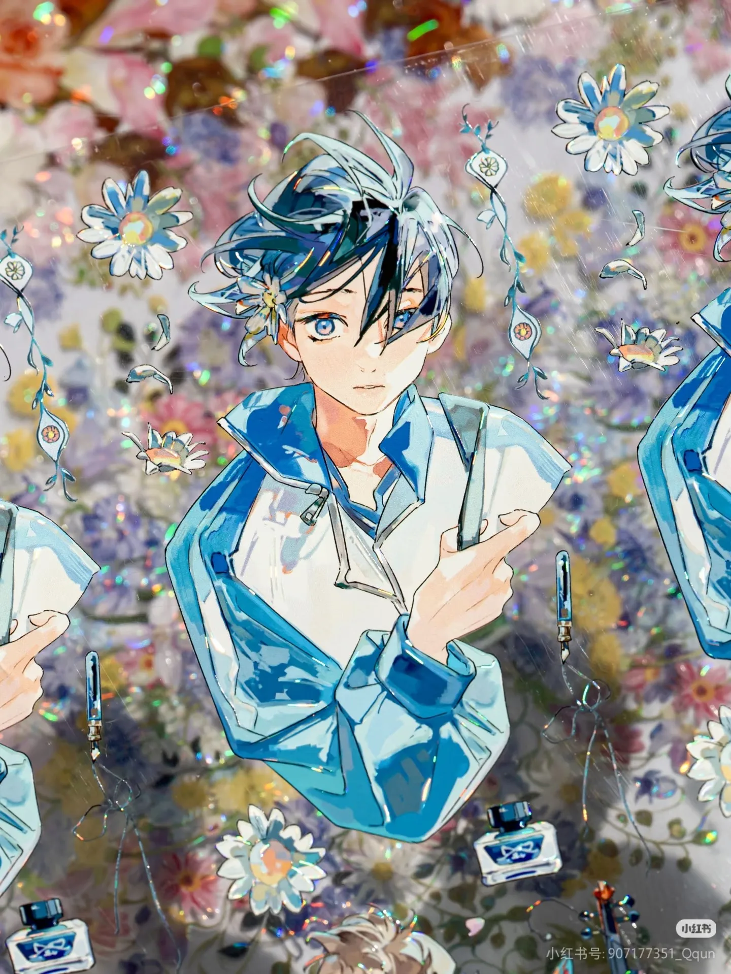 

5м полурулонная клейкая лента Washi Gumei с блестящим рисунком «Сделай желание», «Цветочная садовая палатка», «Ветровая палатка», «Ракушка», для дневников, открыток и поделок своими руками