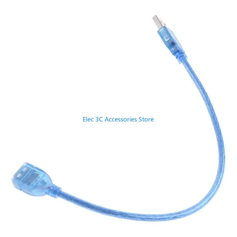 Y51A 23cm USB 2.0 Extension Cable Data Male to Female Cable Extender Short Cable for Laptop Computer USB2.0 Extending