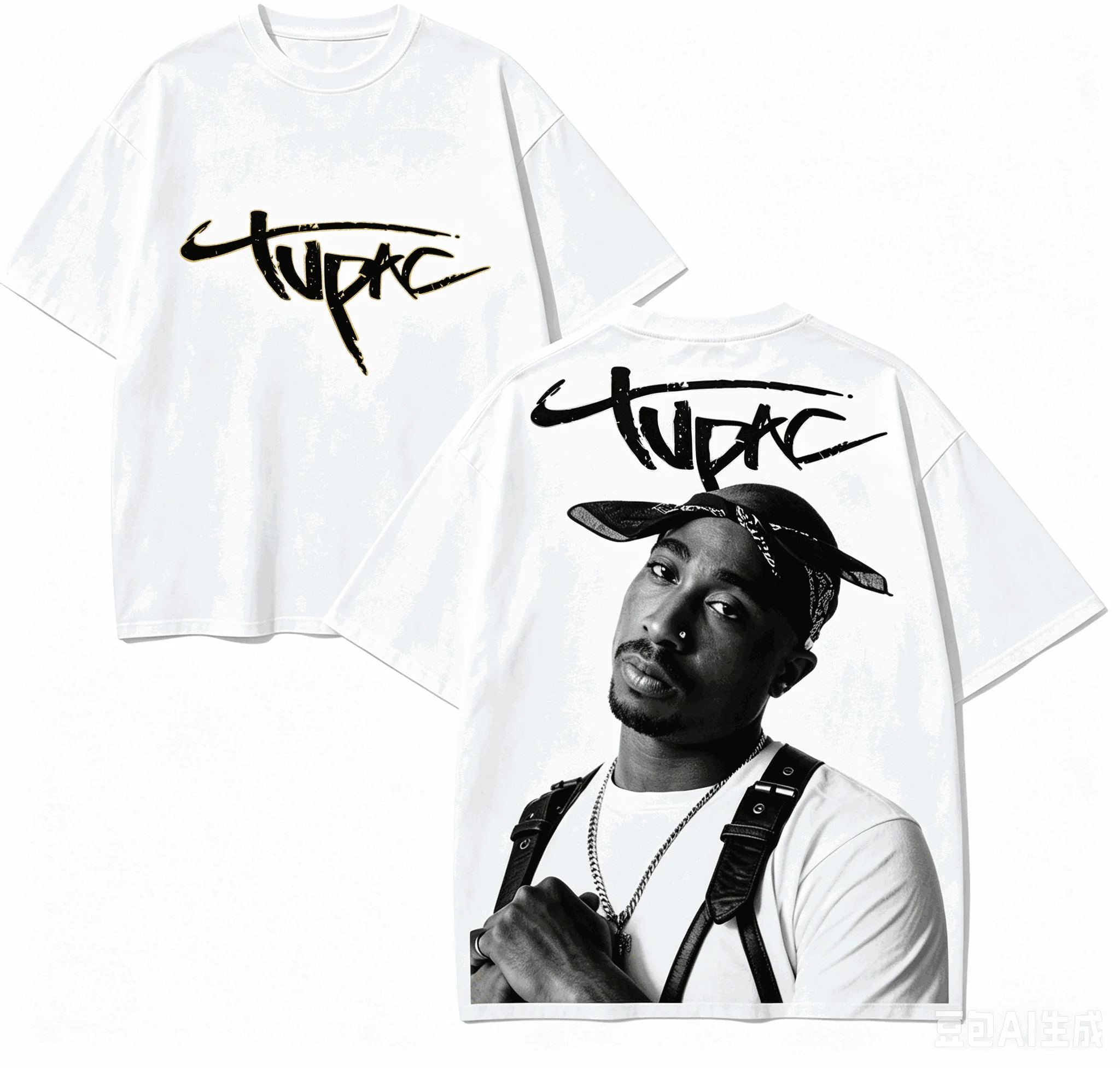 Tupac Shakur for Fan Gift T-shirt Men Women Harajuku Oversized Unisex Short Sleeve Streetwear High Quality Classic Soft Y2k Ins