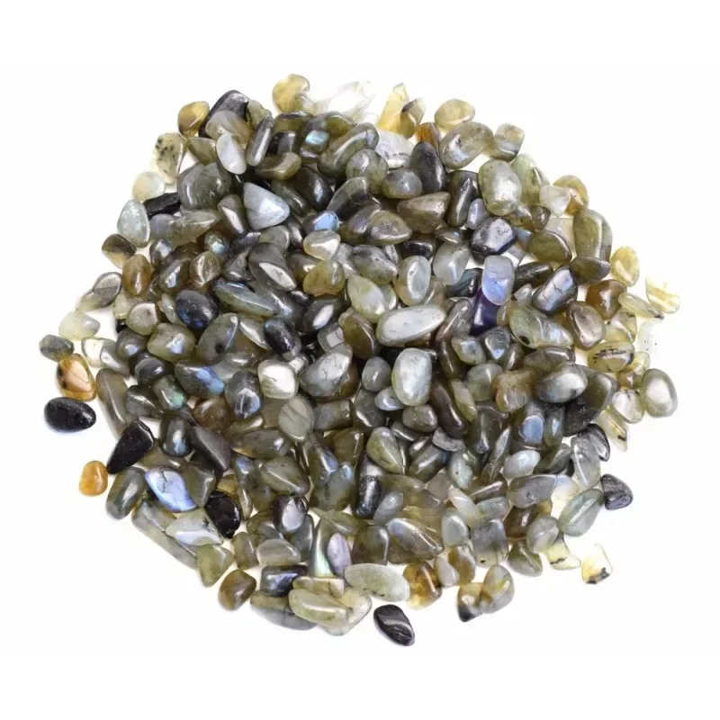 100g Small Size Bulk Natural Semi-precious Stone Labradorite Crushed Stone Reiki Healing Mineral Crystals Chip