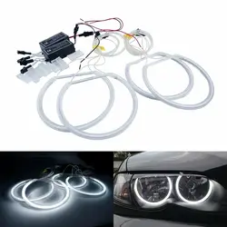 FOR BMW E36 E38 E39 E46 PROJECTOR CCFL ANGEL EYES HALO RING LIGHT 7000K WHITE