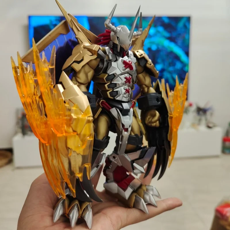 

In Stock Frs Wargreymon Upgraded Version With Special Effects Parts, Digimon Anime Figure, Assembly Model Kit, Action Figure Toy