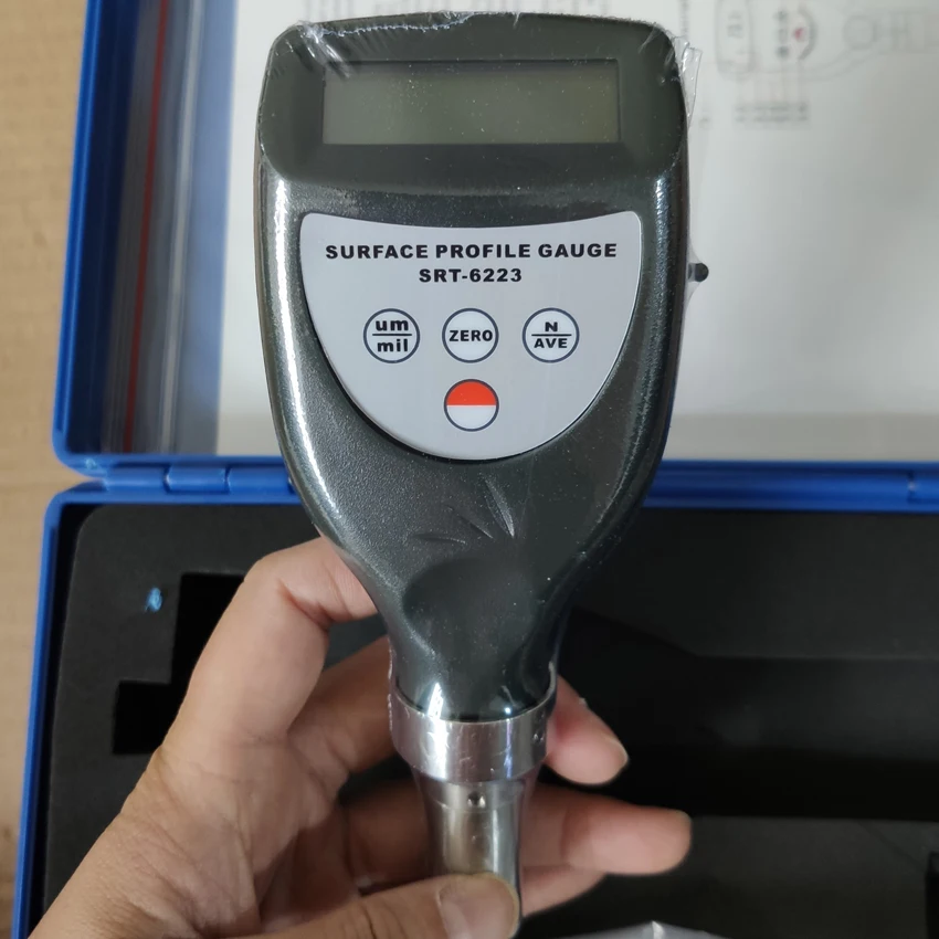 Probador de rugosidad de superficie, medidor de perfil de superficie Digital portátil de SRT-6223, perfilómetro SRT6223, medidas de rango de 0 a 800 um