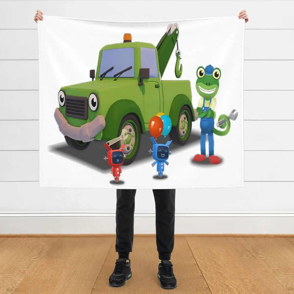 

Gecko's Garage, Garage Gecko's GG Throw Blanket sofa bed decorative Single Blankets