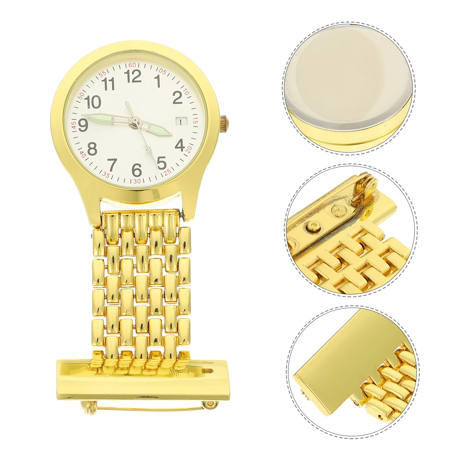 

Pendant Nurse Pocket Watch Woman Ladies Watches Zinc Iron Alloy Square Fob Nurses for Women