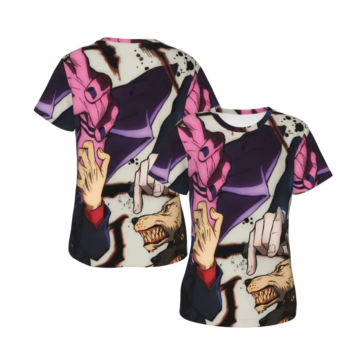 Megumi Besto Friendo Jujutsu Kaisen Sukuna Anime T-Shirt for Women Crew Neck Streetwear T Shirts Women's Tees Short