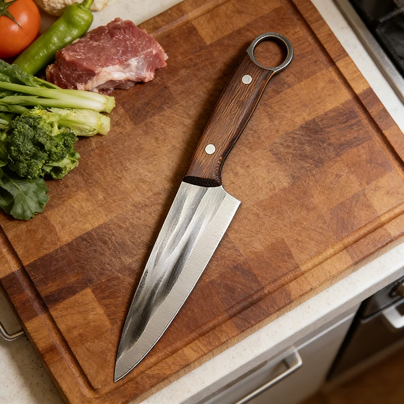 Forging Kitchen Knife Chef Knife Fish Knife Boning Meat Slicing Cleaver Barbecue Fishing Cooking Cutting Kitchen Tools