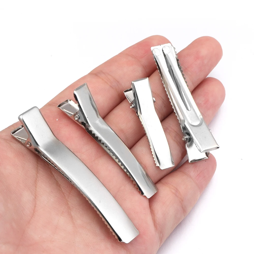 20 قطعة مقاطع التمساح الشعر المعدنية واحدة الشق بطة بيل مقاطع الشعر شقة مع الأسنان الضفيرة كليب ل إكسسوارات الشعر DIY بها بنفسك #3