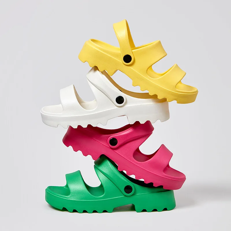Chunky Platform Slippers for Women Thick Bottom Non Slip Beach Sandals Woman Summer 2025 Fashion Wedges EVA Sandals Slippers