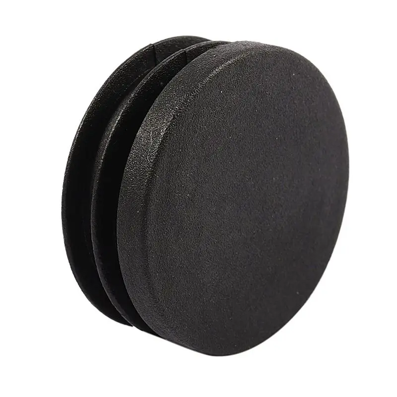 A04G-30Pcs Plastic Blanking End Cap Pipe Tube Insert Plug Cover 40Mm Black