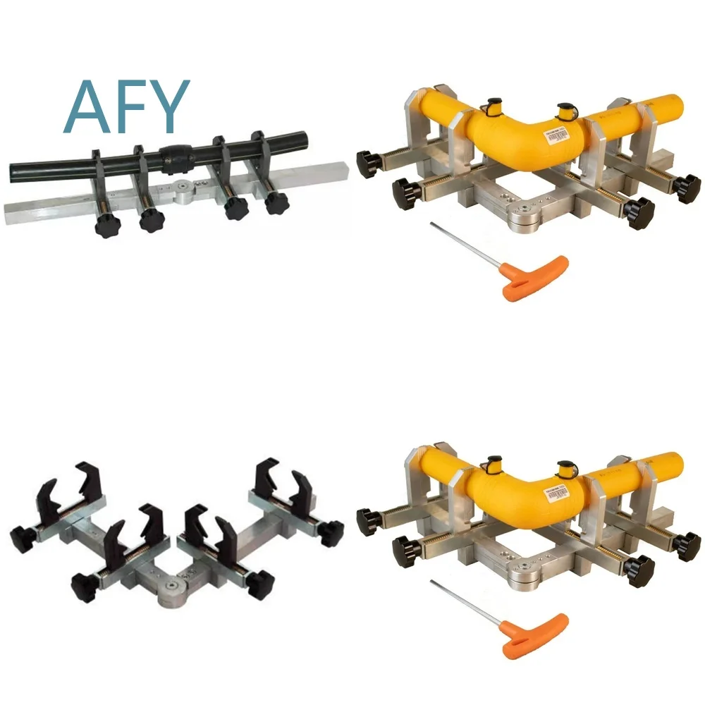 Pipe Clamp for Aligner 90 20-63mm Fusion Tube Welding Fixture Heavy Duty Adjustable Pipe Alignment Clamp for Plumbing HVAC