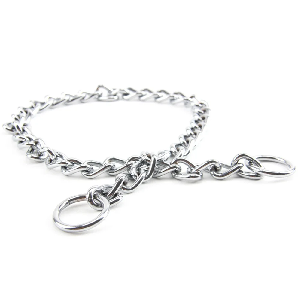 

Extra Heavy Carbon Steel Dog 2.0mm 45cm Durable Rustproof Strong Link Professional Training Choker