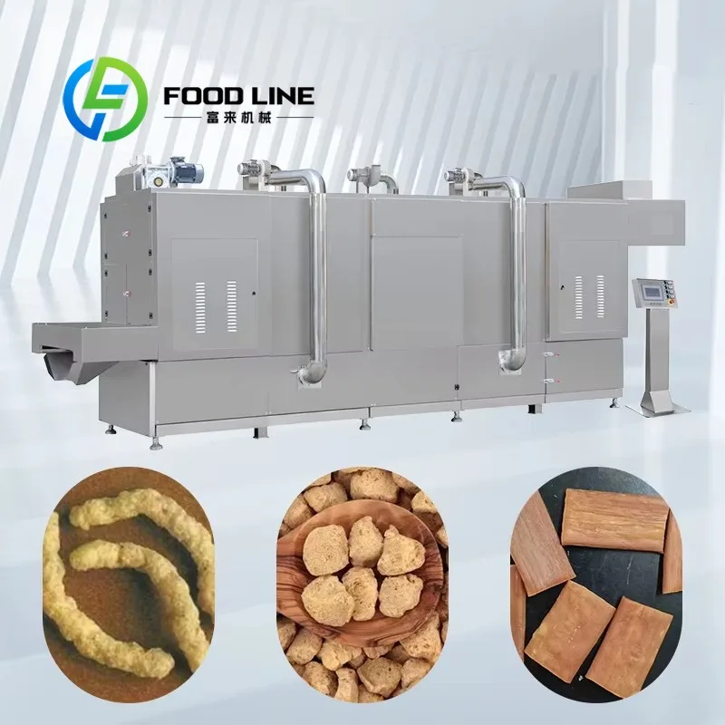 Plant Protein Meat Extruder Production Line with Core Motor for Bean Processing Manufacturer Customize