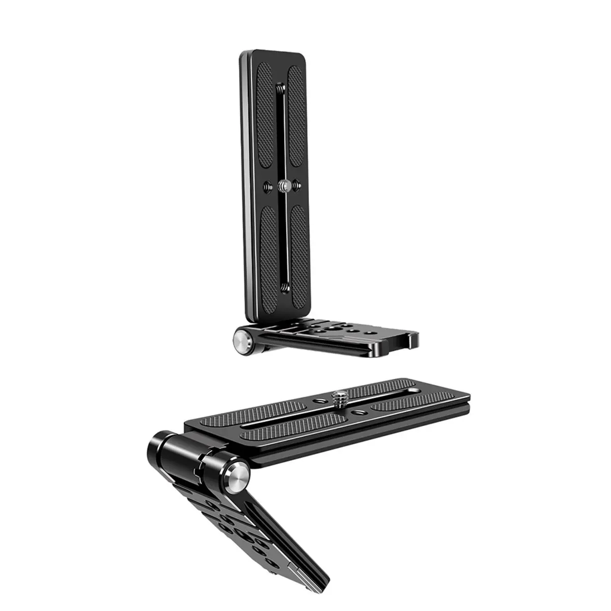ABJA L Shaped Quick Release Plate Adjustable Angle L Bracket for DSLR Cameras, Vertical Horizontal Filming Tripod Mount