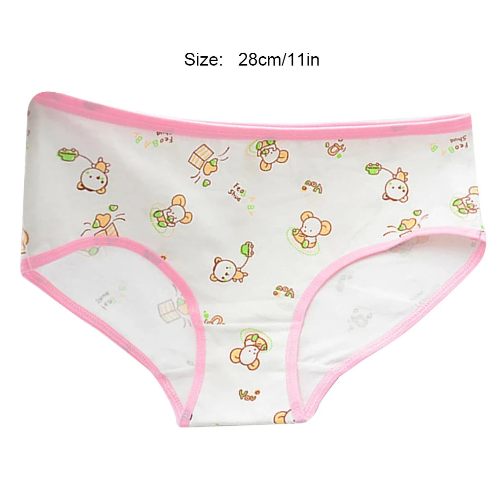 Cartoon Women’s Soft Cotton Hipsters Panties Underwear Briefs Color Random