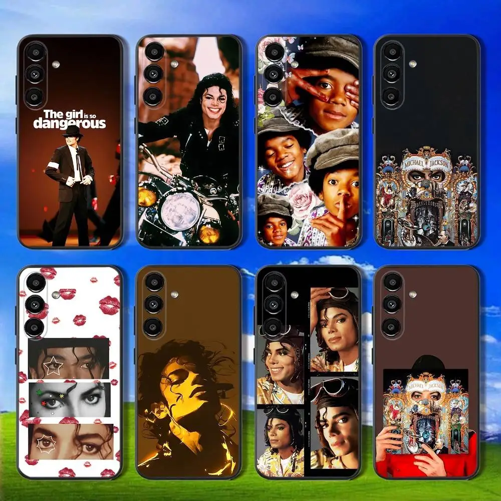

Singer M-Michael J-Jackson Phone Case For Samsung Galaxy A13,A21s,A22,A31,A32,A52,A53,A71,A80,Soft Black Shell
