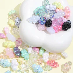 Small Size Kawaii Cute Cloud Shape Beads Bracelet Art DIY Crafts Decorations Manicure Ornaments Lisa Phone Chain Jewelry Making