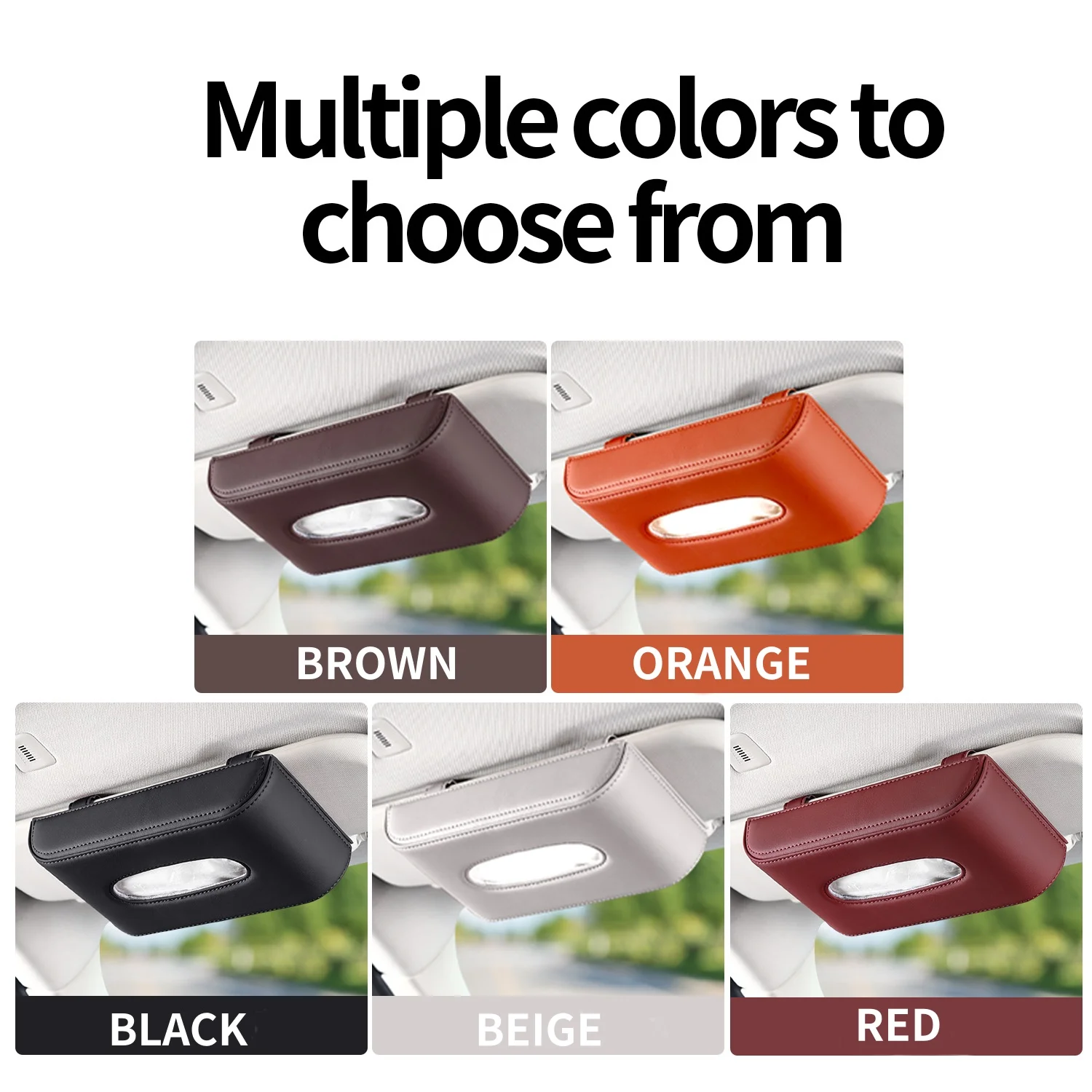 Easy To Install And Clean Car Buckle Hanging Tissue Box Suitable For Tesla MODEL3 Model S Model X Model Y Cybertruck Tesla Semi