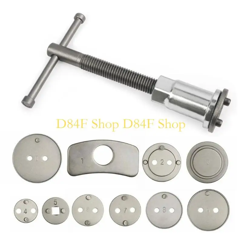 

D84F 12Pcs Disc Brake Piston Caliper Compressors Rewind Tool Set Disc Brake Pad Caliper Separators Replacement Piston Rewind