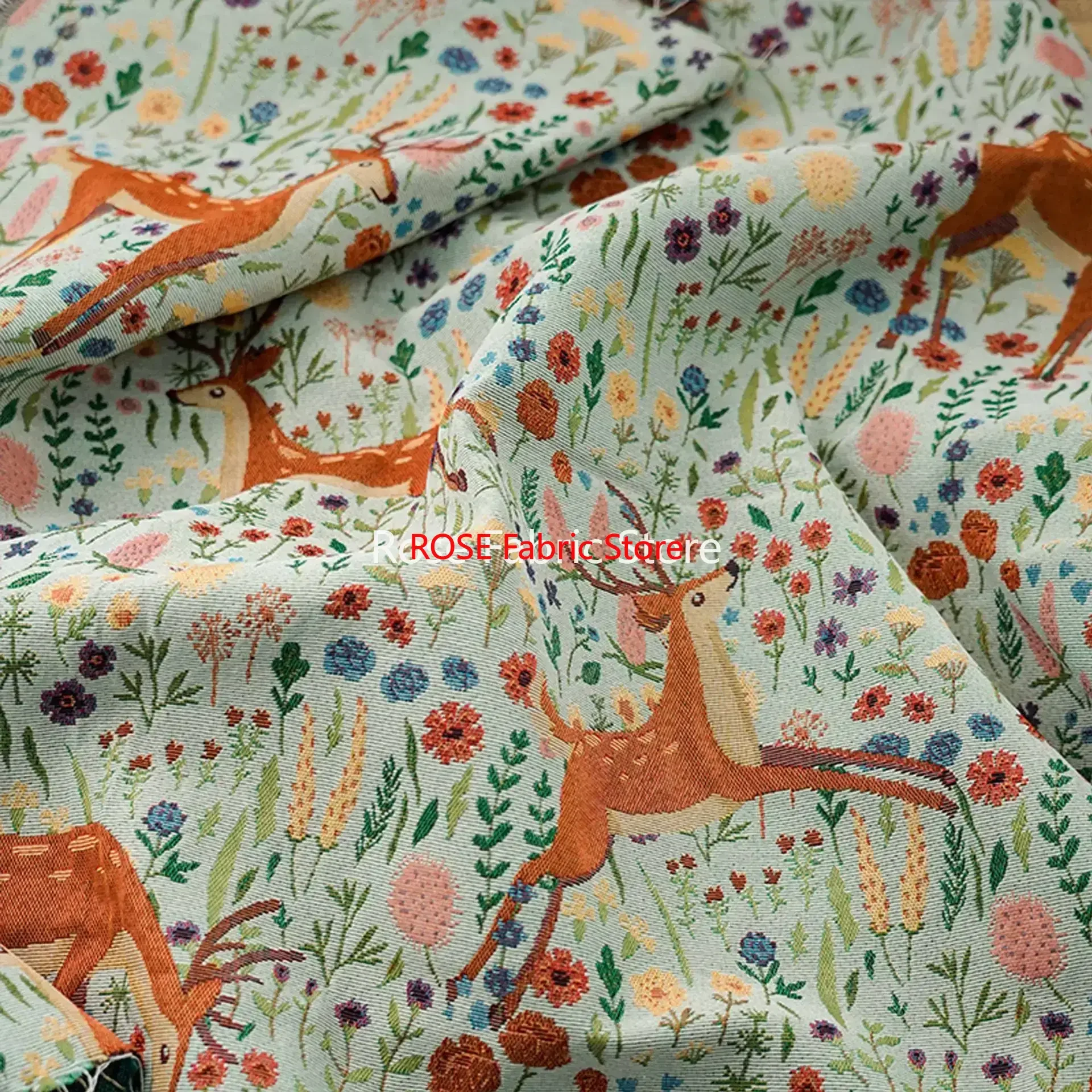 

1-метровая грубая жаккардовая ткань в сельском стиле, скатерть, чехол для дивана, сумка, декоративная швейная ткань