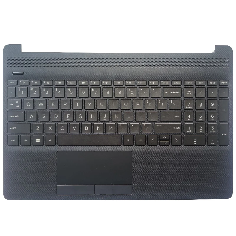 

NEW US laptop Keyboard for HP Pavilion 15-DW 15s-DU 15s-DY TPN-C139 250 G8 with black palmrest upper cover