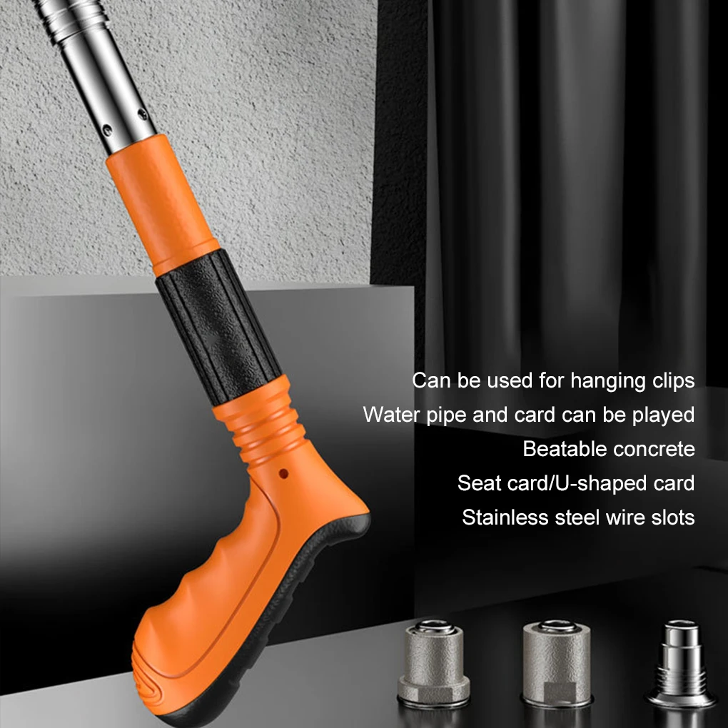 Versatile Manual Steel Nail Gun for Concrete Walls Ceiling Installation and Woodworking Fast Precise Riveting and Wall Fastening