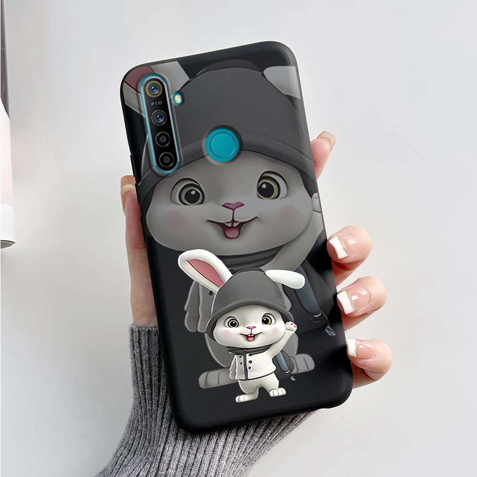 Funda de silicona suave con dibujos animados para Realme, carcasa bonita de rana para Realme, 5 Pro, 5S, 5i, Realme, 5 S, Realme5 Pro