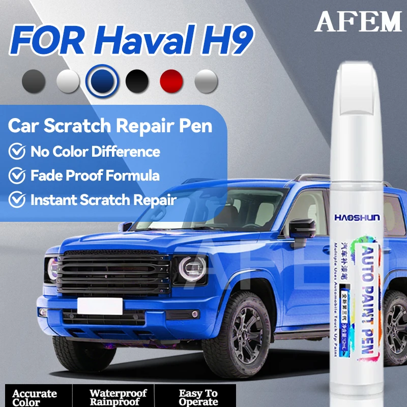 Specialized Automobiles For GWM Haval H9 2014-2025 B590 Paint Repair Pen Touch Up Scratch Remover DIY Auto Accessories Black Whi