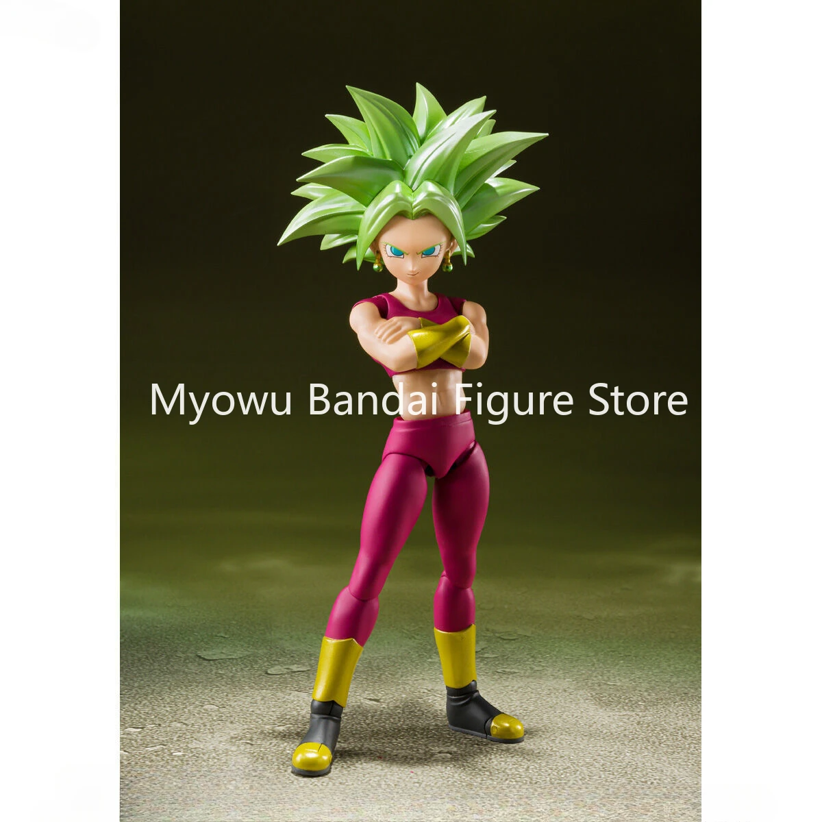 En Stock, nuevo, genuino, Bandai SHF Dragon Ball Series Super Saiyan Kefla, muñeca de Anime móvil, modelo de colección, regalo