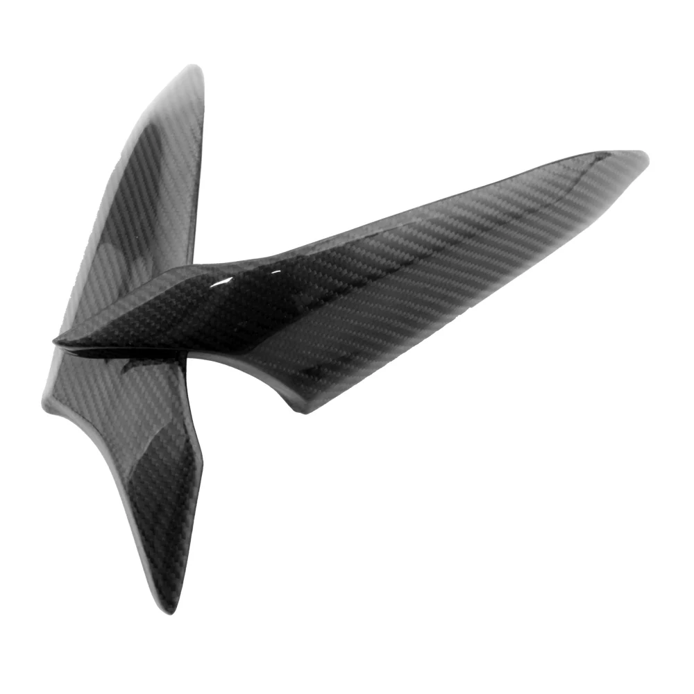 Motorcycle Part Black 1Pair Carbon Fiber Fuel Tank Side Covers Fit For Yamaha TMAX 530 560 2017 2018 2019 2020 2021