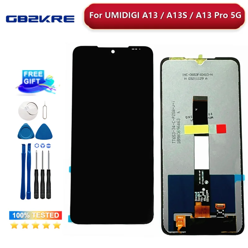 

6.7" Original Tested For UMIDIGI A13 / A13S / A13 Pro 5G LCD Display + Touch Screen Replacement Parts For A13 S A13PRO5G +Tools