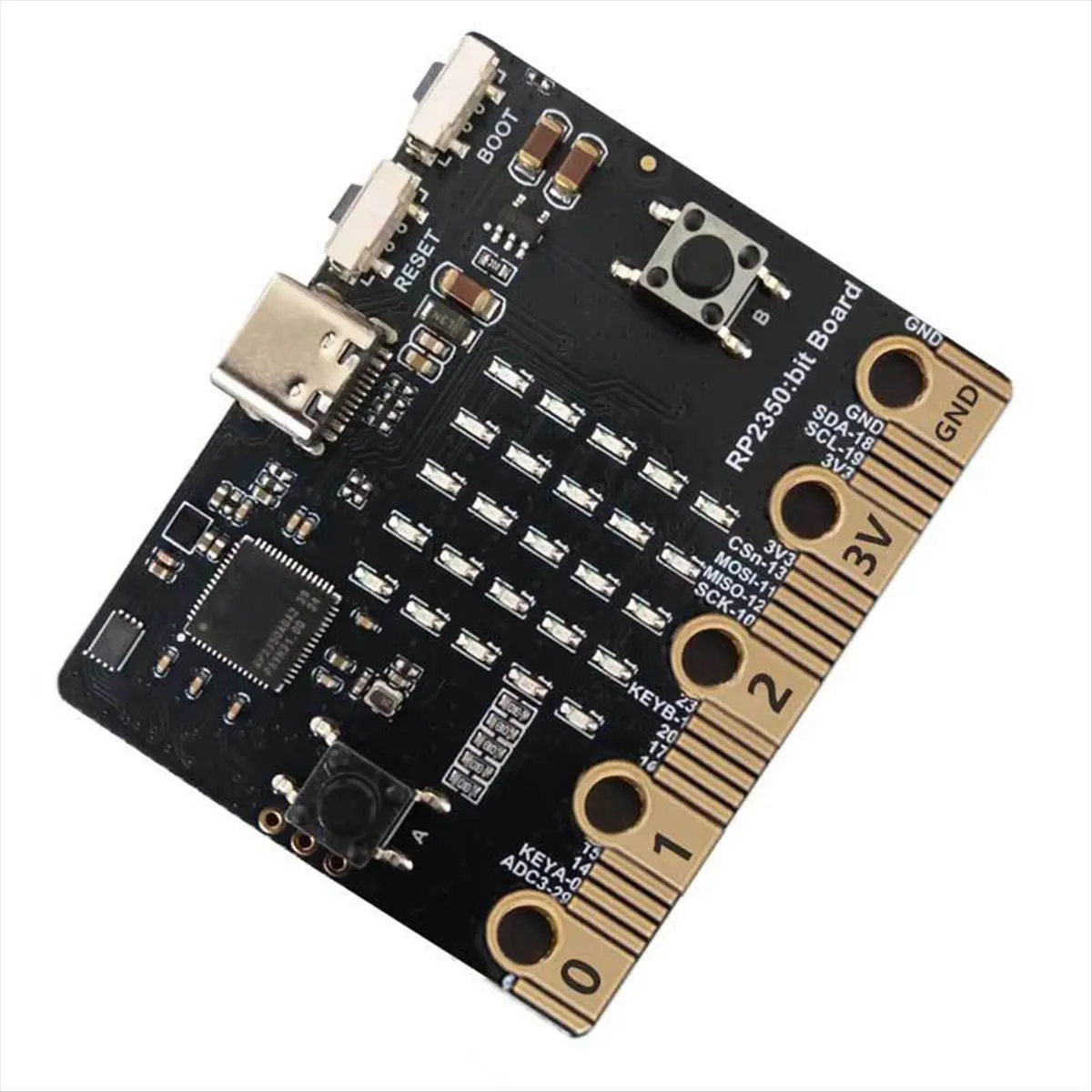 A46U For 2 RP2350 Bit Board Python Programming Development Board Compatible with Micro-Bit