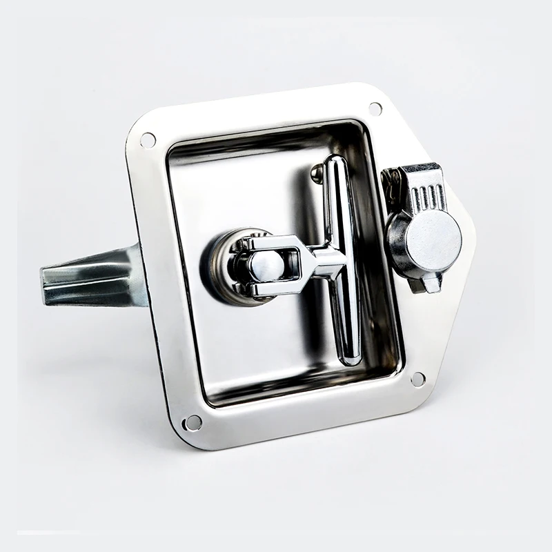 

304 Stainless Steel Plane Lock Engineering Car Door Box Square Lock Car Door Lock Cabinet Cabinet Panel Lock