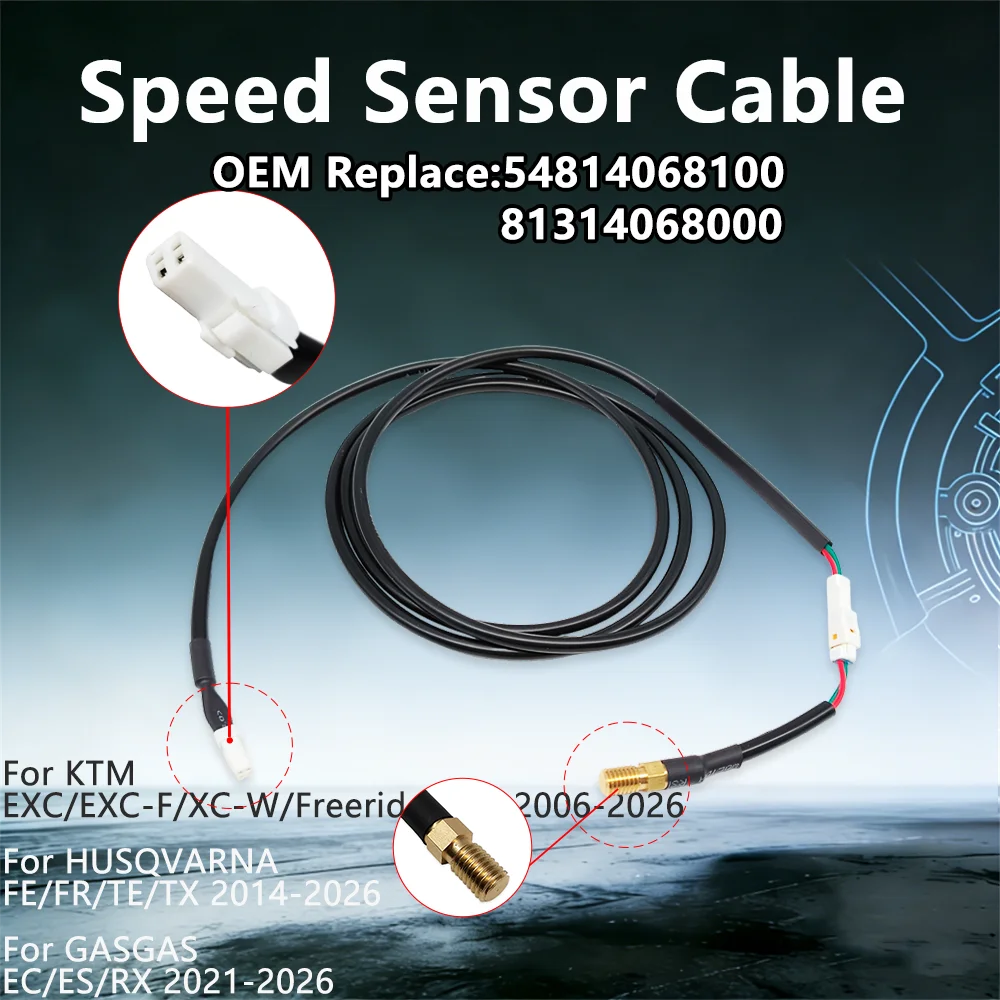 2006-2026 Motocross Speed Sensor Cable For KTM EXC XCWF FREERIDE HUSQVARNA FE TE GASGAS EC OEM Parts Speedometer Cable