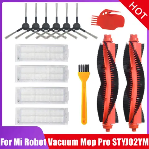Filtro spazzola principale per Xiaomi Mi Robot aspirapolvere Pro STYJ02YM Conga 3490 Viomi V2 PRO V3 SE V-RVCLM21B accessori