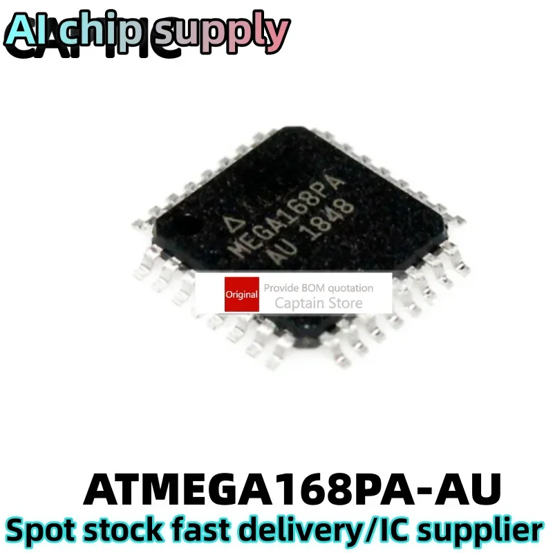 5PCS ATMEGA168PA-AU TQFP32