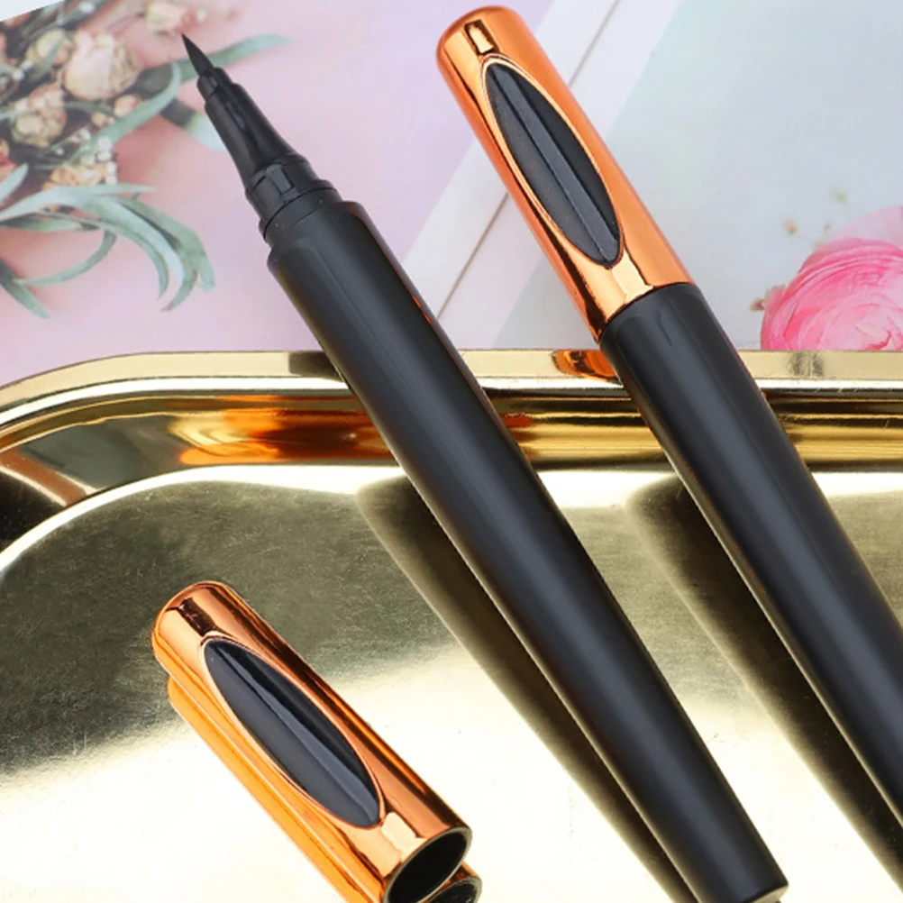 2Pcs Waterproof Eyeliners Long Lasting Quick Drying Eye Beauty Pens for Unique Makeup Waterproof Eyeliners Eye Lining Pens