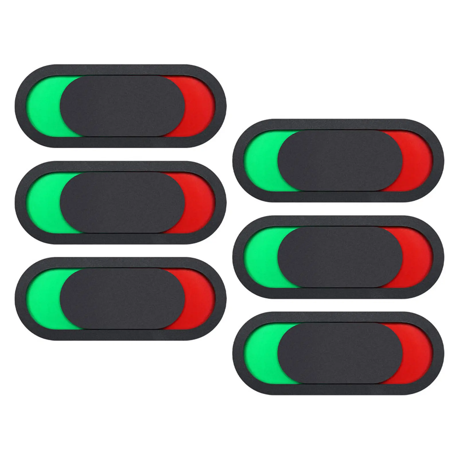 6Pcs Easy Install Acrylic Sliding Door Signs Vacant Occupied Privacy Indicator for Office Conference Room Bathroom Restroom